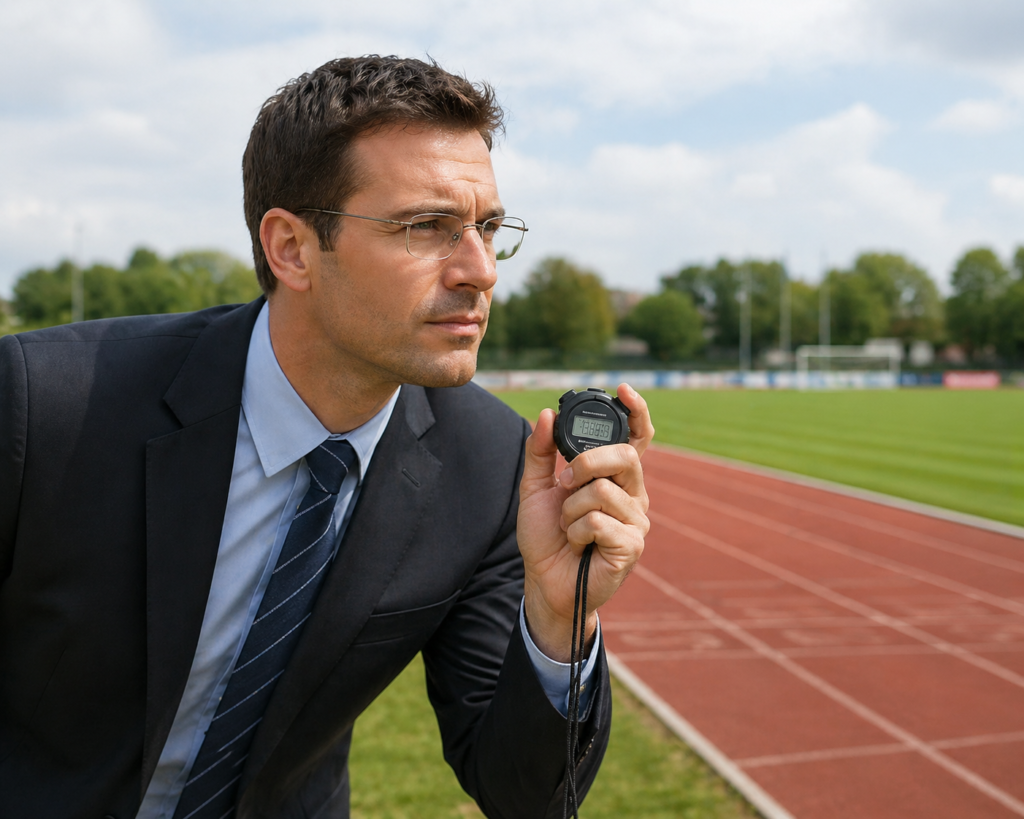 Man With Stopwatch